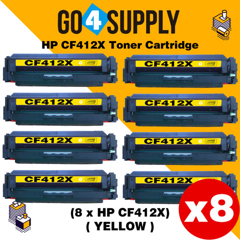 Compatible Yellow HP 412X CF412X Toner Cartridge Used for Color LaserJet Pro M452dw/452dn/452nw, Color LaserJet Pro MFPM477fnw/M477fdn/M477fdw, Color LaserJet Pro MFP M377dw Printers