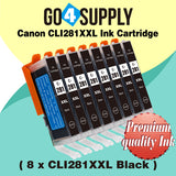 Compatible Small Black Canon CLI281 CLI281XXL CLI-281XXL Ink Cartridge CLI281XL CLI-281XL Used for PIXMA TS702/TR7520/TR8520/TR8620/TS6120/TS6220/TS6320/TS8120/TS8220/TS8320/TS9120/TS9520/TS9521C Printers