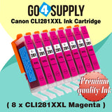 Compatible Magenta Canon CLI281 CLI281XXL CLI-281XXL Ink Cartridge CLI281XL CLI-281XL Used for PIXMA TS702/TR7520/TR8520/TR8620/TS6120/TS6220/TS6320/TS8120/TS8220/TS8320/TS9120/TS9520/TS9521C Printers