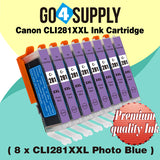 Compatible Photo Blue Canon CLI281 CLI281XXL CLI-281XXL Ink Cartridge CLI281XL CLI-281XL Used for PIXMA TS8120/TS8220/TS8320/TS9120 Printers
