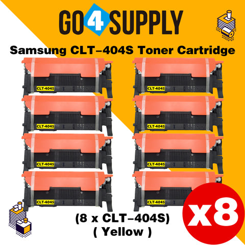 Compatible Yellow Samsang 404 CLT404S CLT-404S Toner Cartridge Used for Samsung SL-C430W/C430/C432W; SL-C432/C433W/C433; SL-480FW/C480/C480FN; SL-C480FW/C480W/482; SL-C482FW/C482W; SL-483/C483W/C483FW