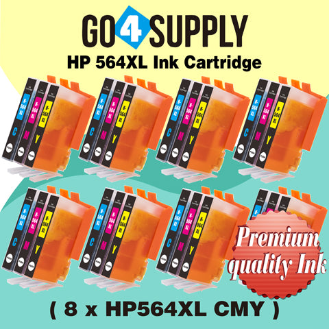 Compatible 3-Color Combo HP 564xl Ink Cartridge Used for Photosmart premium C309a/C309g/C309n/C310a/C310b/C310c/C410a/C410b/C410d; Photosmart eStation C510a/Deskjet 3070A/3520/3521/3522/3526 Printer