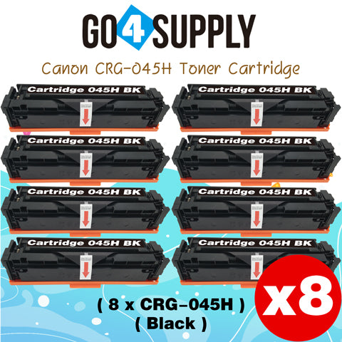 Compatible (High-Yield Page) CANON Black CRG045H CRG-045H Toner Cartridge Used for Color imageCLASS MF634Cdw/LBP612Cdw/MF632Cdw; i-SENSYS MF631Cn/633Cdw/635Cx/LBP611Cn/613Cdw