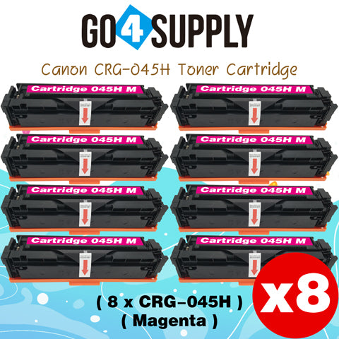 Compatible (High-Yield Page) CANON Magenta CRG-045H CRG045H Toner Cartridge Used for Canon Color imageCLASS MF634Cdw/LBP612Cdw/MF632Cdw; i-SENSYS MF631Cn/633Cdw/635Cx/LBP611Cn/613Cdw