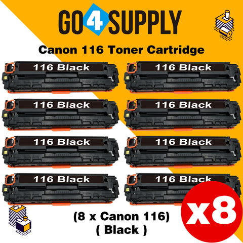Compatible Black Canon 116 CRG-116 CRG116 Toner Cartridge Used for Canon i-SENSYS LBP-7010C/7016C/7018C; LBP 5050/5050n/iC MF 8080cw; MF8010/8030/8040/8050cn; LBP 7110Cw/7100Cn; iC MF8280Cw/MF6680DN; MF8210/8230/8250Cn; MF628Cw/626Cn; MF623Cn/621Cn