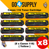 Compatible Yellow Canon 116 CRG-116 CRG116 Toner Cartridge Used for Canon i-SENSYS LBP-7010C/7016C/7018C; LBP 5050/5050n/iC MF 8080cw; MF8010/8030/8040/8050cn; LBP 7110Cw/7100Cn; iC MF8280Cw/MF6680DN; MF8210/8230/8250Cn; MF628Cw/626Cn; MF623Cn/621Cn