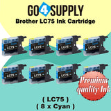 Compatible Cyan Brother 75xl LC75 LC75XL Ink Cartridge Used for MFC-J6910CDW/J6710CDW/J5910CDW/J825N/J955DN/J955DWN/J705D/J705DW/J710D/J710DW/J810DN/J810DWN/J825DW/J840N/J625DW/J860DN/J860DWN/J960DN-B/J960DN-W/J960DWN-B/J960DWN-W Printer