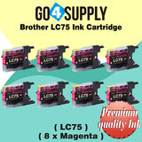 Compatible Magenta Brother 75xl LC75 LC75XL Ink Cartridge Used for MFC-J432W/J430W/J6910DW/J6710DW/J5910DW/J6510DW/J435W/J835DW/J280W/J425W; DCP-J525N/J540N/J740N/J925N/J525W/J725DW/J925DW/J940N-B/J940N-W Printer