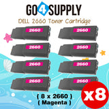 Compatible Dell 2660 Magenta 593-BBBS V4TG6 Toner Cartridge Replacement for C2660dn C2665dnf Printer