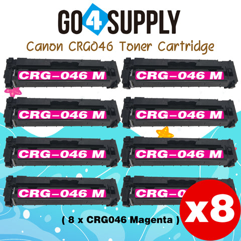 Compatible (Standard-Yield) Magenta CANON CRG046 CRG-046 Toner Cartridge Used for Color imageCLASS LBP654Cdw/MF735Cdw/MF731Cdw/MF733Cdw; Color i-SENSYS LBP654Cx/653Cdw/MF732Cdw/734Cdw/735Cx; Satera MF731Cdw/LBP654C/LBP652C/LBP651C/MF735Cdw/MF733Cdw