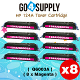 Compatible HP 124A Q6003A Q6000A Magenta Toner Cartridge to use for Color Laser Jet 1600 2600n 2605dn 2605dtn CM1015mfp CM1017mfp Printers