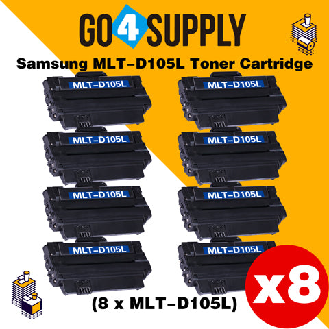 Compatible 105L D105L MLT-D105L Toner Cartridge Replacement for Samsung ML-1916K/ 1915K/ 1910K / 2525K/ 2580NK/ 2540/ 2525/ 2525W, SCX-4600/ 4623F, SF-650/ 650P, CF-650/ 650F,  SCX-4610K/ 4605K/ 1600K/ 4623K/ 4623FK/ 4623FN