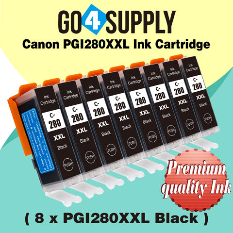 Compatible Large Black Canon PGI280 PGI280XXL PGI-280XXL Ink Cartridge PGI280XL PGI-280XL Used for PIXMA TS702/TR7520/TR8520/TR8620/TS6120/TS6220/TS6320/TS8120/TS8220/TS8320/TS9120/TS9520/TS9521C Printers