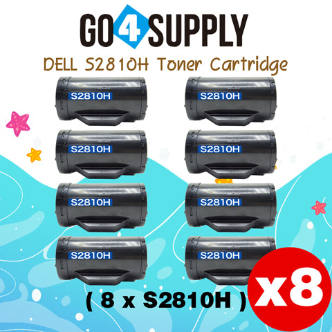 Compatible (6,000 Yield) Dell 2810 593-BBMF 47GMH Toner Cartridge Replacement for S2810dn H815dw S2815dn Printer