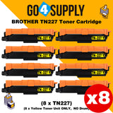 Compatible (Toner Only) Yellow Brother 227 TN227 TN-227 Toner Unit Used for Brother HL-L3210CW/L3230CDW/L3710CDW/L3270CDW/L3290CDW; DCP-L3510CDW/L3550CDW/L3551CDW; MFC-L3710CW/3730CDW/L3750CDW/L3770CDW/L3745CDW Printer