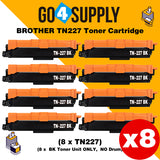 Compatible (Toner Only) Black Brother 227 TN227 TN-227 Toner Unit Used for Brother HL-L3210CW/L3230CDW/L3710CDW/L3270CDW/L3290CDW; DCP-L3510CDW/L3550CDW/L3551CDW; MFC-L3710CW/3730CDW/L3750CDW/L3770CDW/L3745CDW Printer