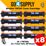 Compatible  Brother TN760 TN-760 Toner Unit Used for DCP-L2550DW, HL-L2350DW, HL-L2370DW, HL-L2370DW XL, HL-L2390DW, HL-L2395DW, MFC-L2710DW, MFC-L2750DW, MFC-L2750DW XL Printer