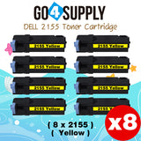 Compatible Dell 2155 Yellow Toner Cartridge Replacement for 2150cn 2150cdn 2155cn 2155cdn Printer