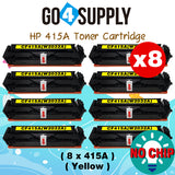 Compatible HP Yellow W2032A CF415A (NO CHIP) Toner Cartridge Used for Color LaserJet Pro M454dn/M454dw; MFP M479dw/M479fdn/M479fdw/M454nw; Enterprise M455dn/MFP M480f; Color LaserJet Managed E45028
