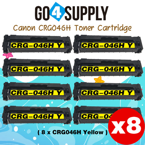 Compatible (High-Yield) Yellow CANON CRG046H Toner Cartridge Used for Color imageCLASS LBP654Cdw/MF735Cdw/MF731Cdw/MF733Cdw, Color i-SENSYS LBP654Cx/653Cdw/MF732Cdw/734Cdw/735Cx; Satera MF731Cdw/LBP654C/LBP652C/LBP651C/MF735Cdw/MF733Cdw