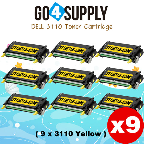 Compatible Dell 3110CN 3115CN 3110 3115 310-8098 Yellow Toner Cartridge Used for DELL 3115 3115cn 3110cn Printers