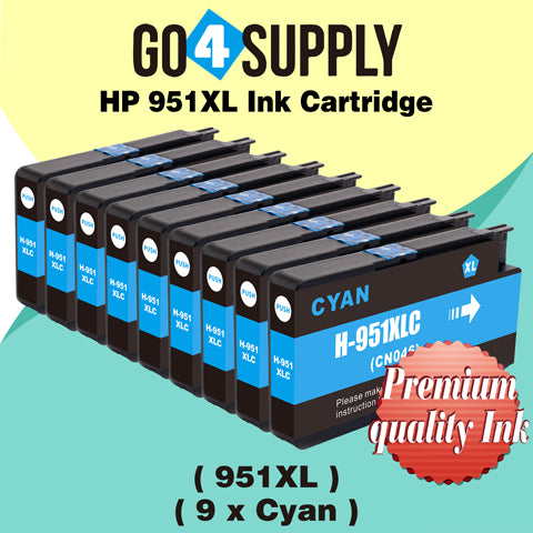 Compatible Cyan HP 951xl Ink Cartridge Used for HP Officejet Pro 251dw/276dw/8100/8600/8610/8620/8630/8640/8650/8660/8615/8616/8625 Printer