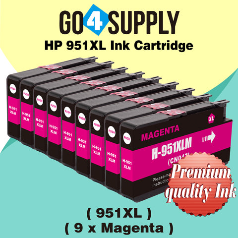 Compatible Magenta HP 951xl Ink Cartridge Used for HP Officejet Pro 251dw/276dw/8100/8600/8610/8620/8630/8640/8650/8660/8615/8616/8625 Printer