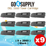 Compatible Dell 2660 Black 593-BBBU 67H2T Toner Cartridge Replacement for C2660dn C2665dnf Printer