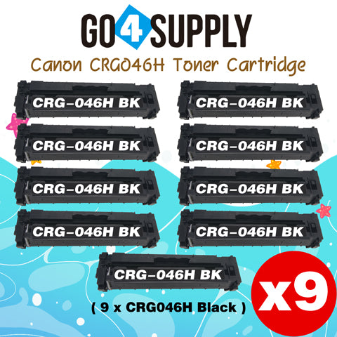 Compatible (High-Yield) Black CANON CRG046H Toner Cartridge Used for Color imageCLASS LBP654Cdw/MF735Cdw/MF731Cdw/MF733Cdw, Color i-SENSYS LBP654Cx/653Cdw/MF732Cdw/734Cdw/735Cx; Satera MF731Cdw/LBP654C/LBP652C/LBP651C/MF735Cdw/MF733Cdw
