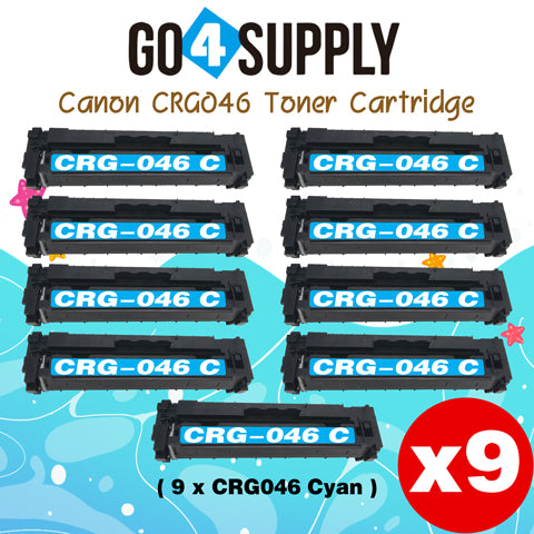 Compatible (Standard-Yield) Cyan CANON CRG046 CRG-046 Toner Cartridge Used for Color imageCLASS LBP654Cdw/MF735Cdw/MF731Cdw/MF733Cdw; Color i-SENSYS LBP654Cx/653Cdw/MF732Cdw/734Cdw/735Cx; Satera MF731Cdw/LBP654C/LBP652C/LBP651C/MF735Cdw/MF733Cdw