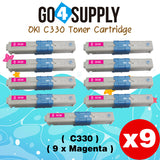 Compatible Oki Type C17 C330 (Magenta) Toner Cartridge to use for C330DN C530DN MC361 MC362W MC561 MC562W MFP MC352DN Printers