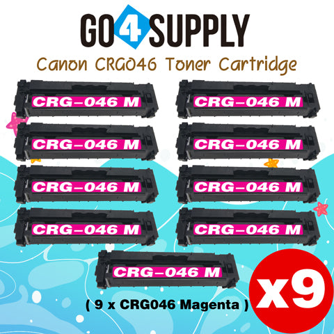 Compatible (Standard-Yield) Magenta CANON CRG046 CRG-046 Toner Cartridge Used for Color imageCLASS LBP654Cdw/MF735Cdw/MF731Cdw/MF733Cdw; Color i-SENSYS LBP654Cx/653Cdw/MF732Cdw/734Cdw/735Cx; Satera MF731Cdw/LBP654C/LBP652C/LBP651C/MF735Cdw/MF733Cdw