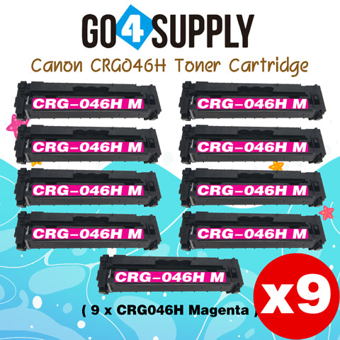 Compatible (High-Yield) Magenta CANON CRG046H Toner Cartridge Used for Color imageCLASS LBP654Cdw/MF735Cdw/MF731Cdw/MF733Cdw, Color i-SENSYS LBP654Cx/653Cdw/MF732Cdw/734Cdw/735Cx; Satera MF731Cdw/LBP654C/LBP652C/LBP651C/MF735Cdw/MF733Cdw