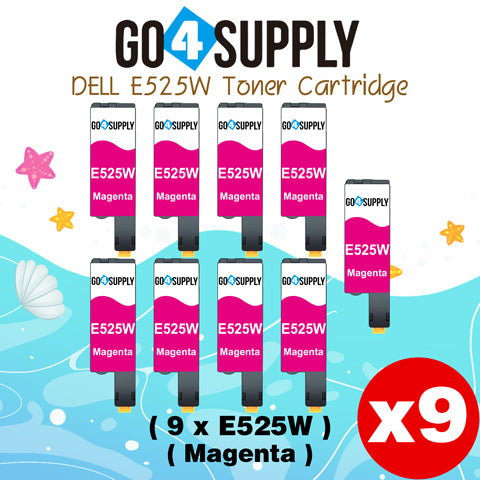 Compatible Dell 593-BBJV E525W E525 525w Magenta to use for E525w Wireless Color Printers