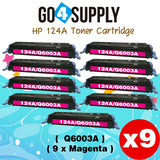 Compatible HP 124A Q6003A Q6000A Magenta Toner Cartridge to use for Color Laser Jet 1600 2600n 2605dn 2605dtn CM1015mfp CM1017mfp Printers