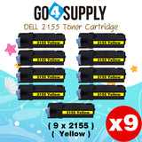 Compatible Dell 2155 Yellow Toner Cartridge Replacement for 2150cn 2150cdn 2155cn 2155cdn Printer