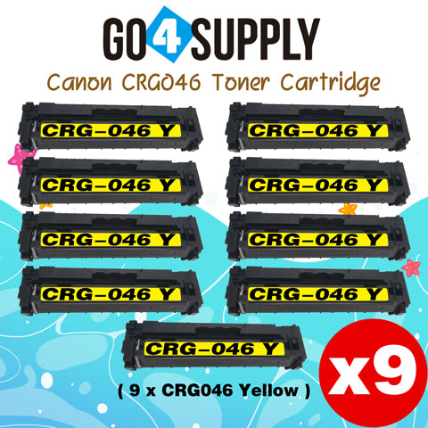 Compatible (Standard-Yield) Yellow CANON CRG046 CRG-046 Toner Cartridge Used for Color imageCLASS LBP654Cdw/MF735Cdw/MF731Cdw/MF733Cdw; Color i-SENSYS LBP654Cx/653Cdw/MF732Cdw/734Cdw/735Cx; Satera MF731Cdw/LBP654C/LBP652C/LBP651C/MF735Cdw/MF733Cdw