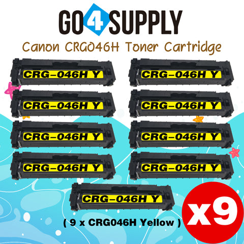 Compatible (High-Yield) Yellow CANON CRG046H Toner Cartridge Used for Color imageCLASS LBP654Cdw/MF735Cdw/MF731Cdw/MF733Cdw, Color i-SENSYS LBP654Cx/653Cdw/MF732Cdw/734Cdw/735Cx; Satera MF731Cdw/LBP654C/LBP652C/LBP651C/MF735Cdw/MF733Cdw