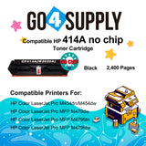 Compatible HP Black W2020A CF414A (NO CHIP) Toner Cartridge Used for Color LaserJet Pro M454dn/M454dw; MFP M479dw/M479fdn/M479fdw/M454nw; Enterprise M455dn/ MFP M480f/ MFP M480f; Color LaserJet Managed E45028