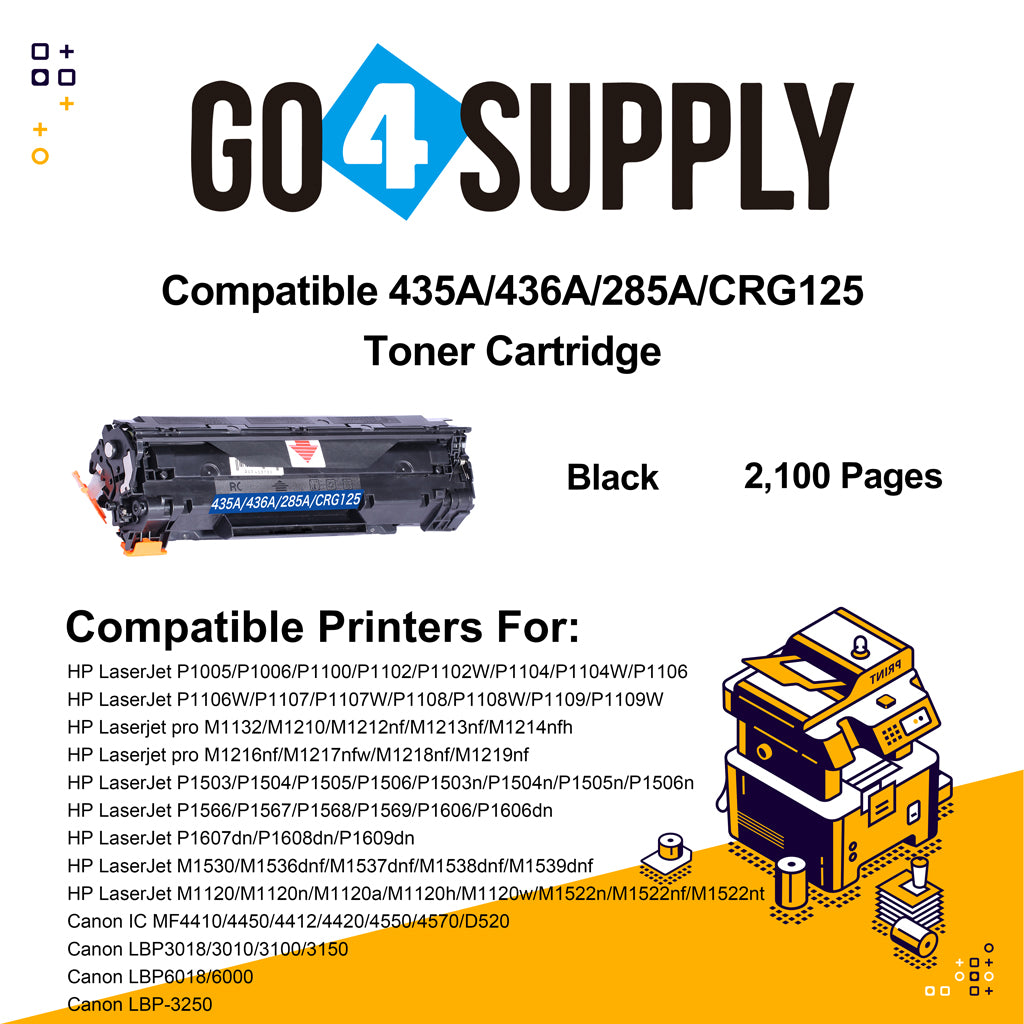 Compatible HP 435A 436A 285A Universal Toner Cartridge CB435A CB436A CE285A