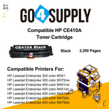 Compatible Black HP 410 CE410A 410A Toner Cartridge Used for HP Laserjet Enterprise 300 color M351/ MFP M375nw; 400 color M451nw/M451dn/M451dw/ MFP M475dn/M475dw Printer