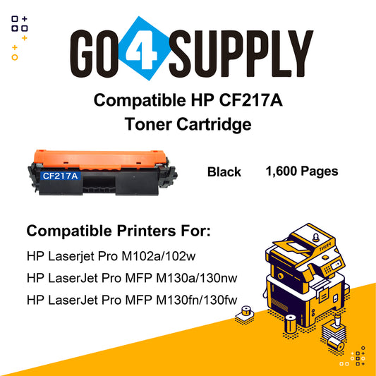 Compatible HP 217 CF217A 217A Toner Cartridge Used for HP Laserjet Pro M102a/102w; MFP M130a/130nw/130fn/130fw Printer