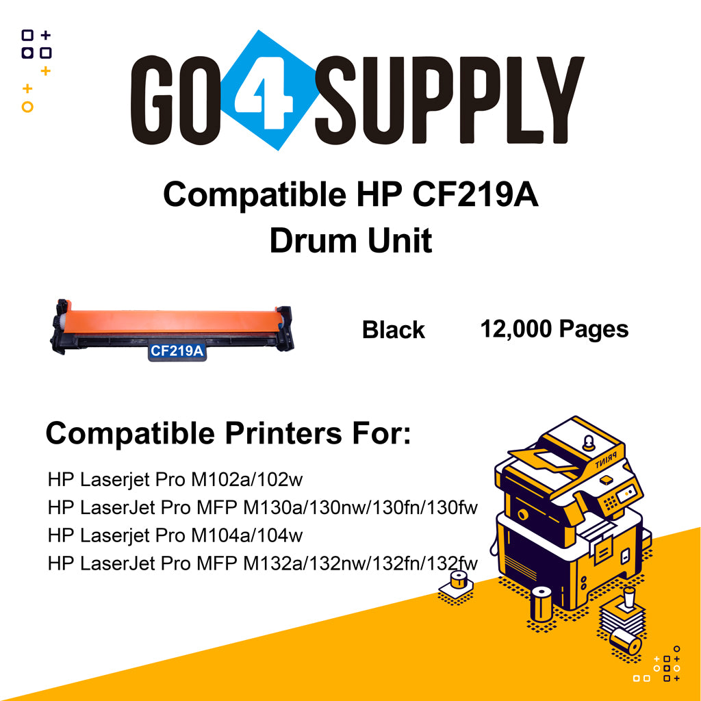 Compatible HP 219 CF219A 219A Drum Unit Used for HP Laserjet Pro M102a/102w; MFP M130a/130nw/130fn/130fw Printer