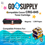 Compatible CANON Magenta CRG-045 CRG045 Toner Cartridge Used for Canon Color imageCLASS MF634Cdw/LBP612Cdw/MF632Cdw; i-SENSYS MF631Cn/633Cdw/635Cx/LBP611Cn/613Cdw