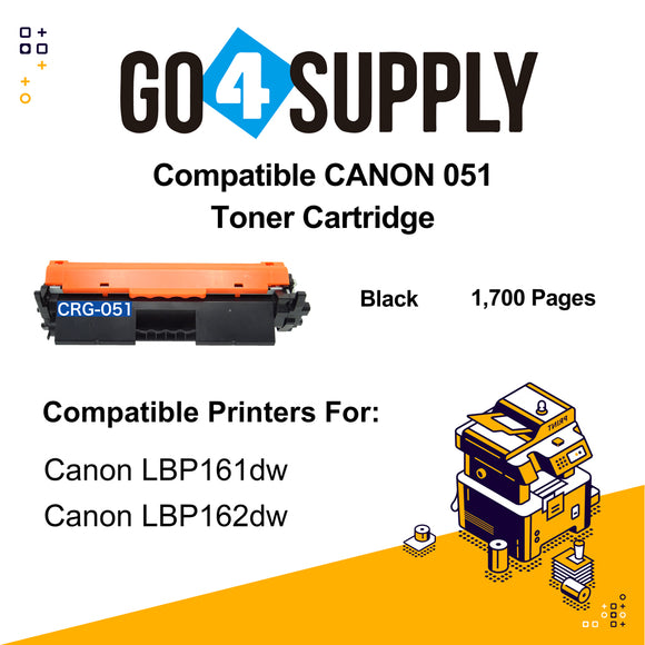 Compatible Canon 051 CRG051 CRG-051 Toner Unit Used for Canon ImageCLASS LBP162dw MF264dw MF267dw MF269dw Printer