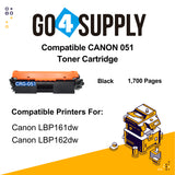 Compatible Canon 051 CRG051 CRG-051 Toner Unit Used for Canon ImageCLASS LBP162dw MF264dw MF267dw MF269dw Printer