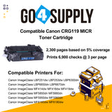 Compatible (Standard Page Yield) MICR Toner Cartridge Replacement for Canon imageCLASS LBP251dw/252dw/253dw/253X/6300dn/6650dn/6670dn/MF414dw/419dw/416dw/MF5850dn/5880dn/5950dw/5960dn Printers