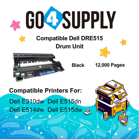 Compatible Dell DRE515 Drum Unit Used for Dell310, Dell 513, Dell 514 Printer