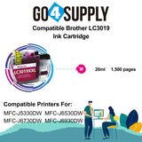 Compatible Magenta Brother 3019 LC3019XXL LC-3019XXL Ink Cartridge Used for Brother MFC-J5330DW/ MFC-J6530DW/ MFC-J6730DW/ MFC-J6930DW Printer