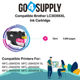 Compatible Magenta Brother 3039 LC3039XXL LC-3039XXL Ink Cartridge Used for Brother MFC-J5845DW/MFC-J5845DW XL/MFC-J5945DW/MFC-J6545DW/MFC-J6545DW XL/MFC-J6945DW Printer